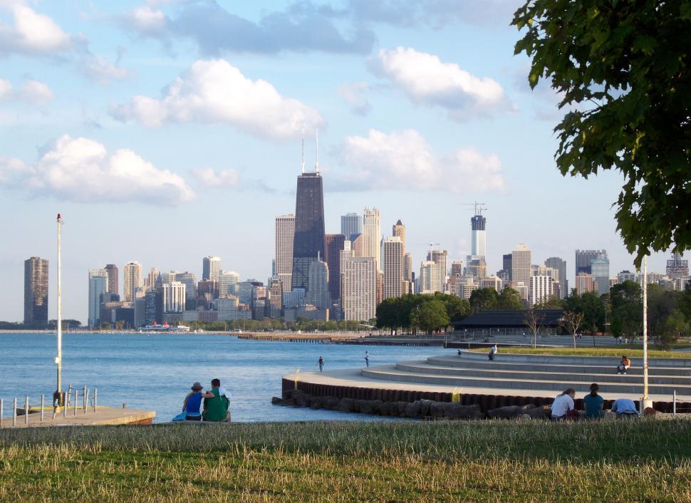 Free Image of The Chicago Skyline 