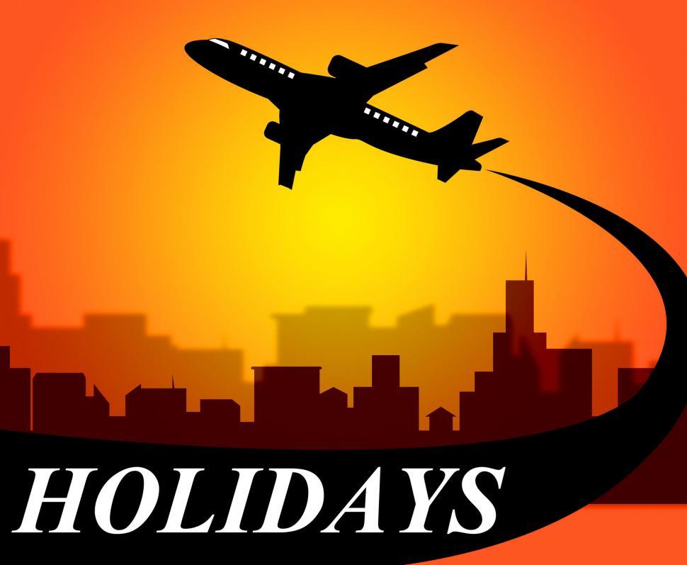 Free Image of Holidays Plane Shows Go On Leave And Air 