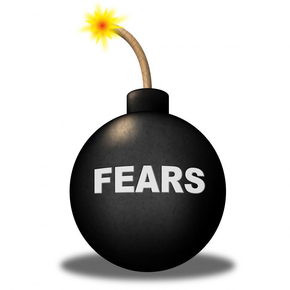 Free Image of Fears Alert Shows Frightened Worry And Explosive 
