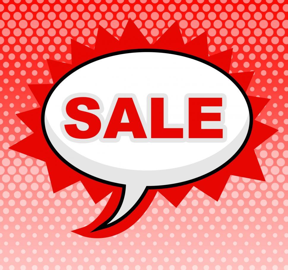 Free Image of Sale Sign Means Display Save And Promotional 