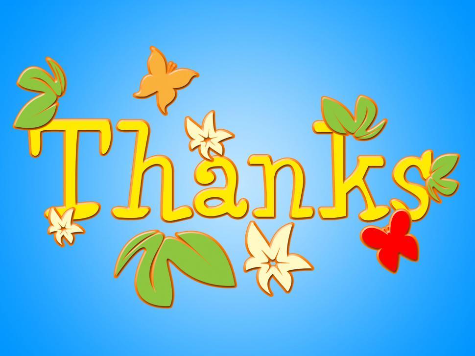 Free Image of Thanks Flowers Means Gratitude Thankful And Florals 