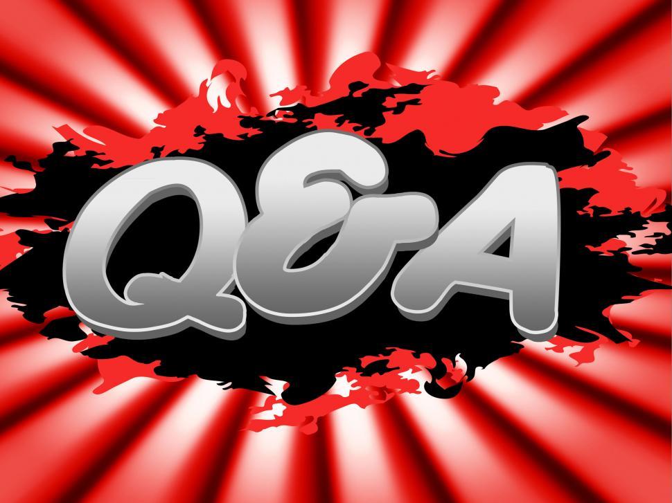 Free Image of Q And A Means Frequently Asked Questions And Faqs 
