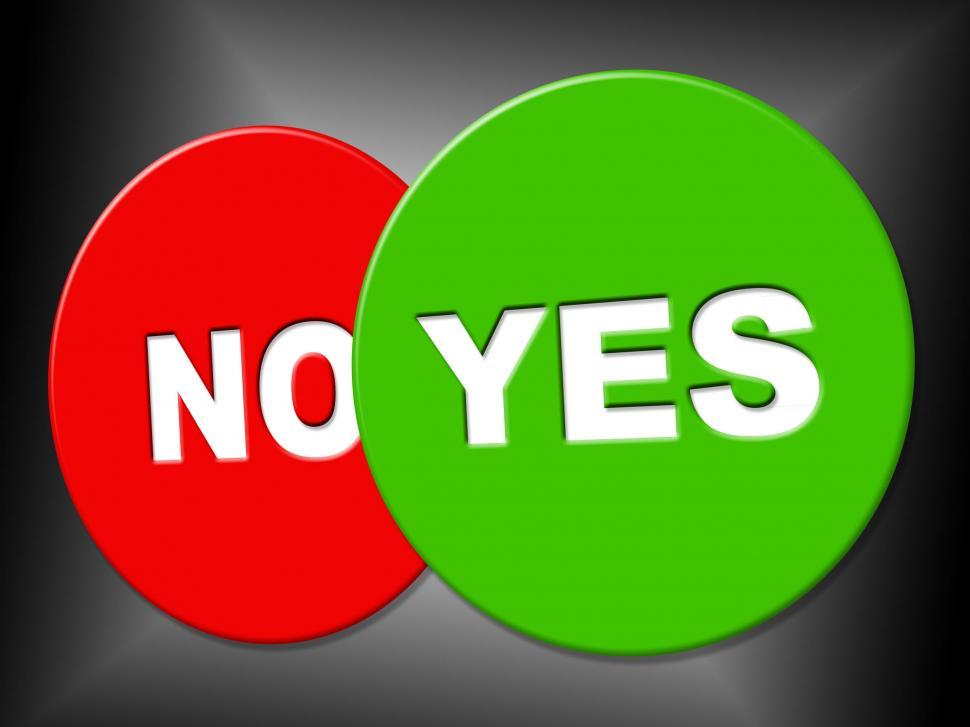 Free Image of Yes Message Represents All Right And Ok 