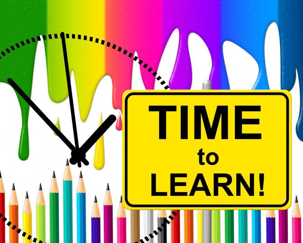Free Image of Time To Learn Means At The Moment And Develop 