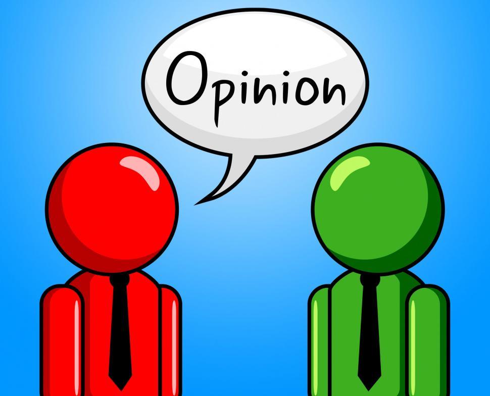 Free Image of Opinion Conversation Indicates Point Of View And Assumption 
