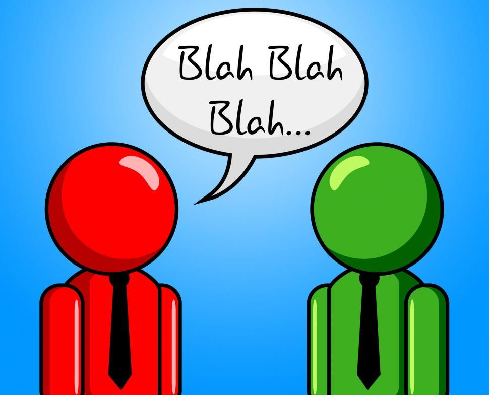 Free Image of Blah Conversation Shows Chit Chat And Talk 