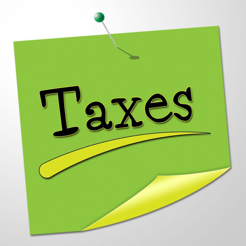 Free Image of Taxes Note Shows Correspondence Levy And Correspond 