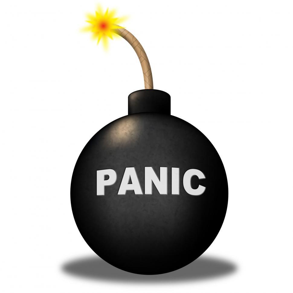 Free Image of Panic Warning Represents Hysteria Anxiety And Terror 
