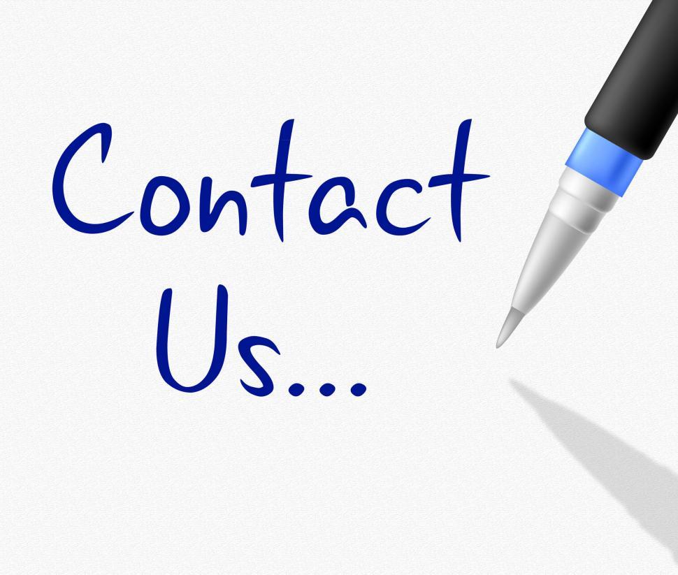 Free Image of Contact Us Means Mail Internet And Message 