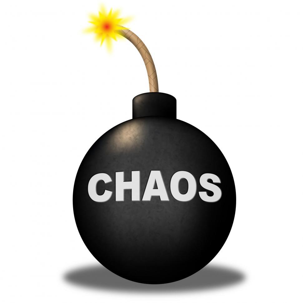 Free Image of Chaos Warning Means Safety Bomb And Dangerous 