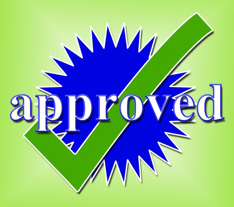 Download Free Stock Photo of Approved Tick Indicates Approval Checkmark And Confirmed 