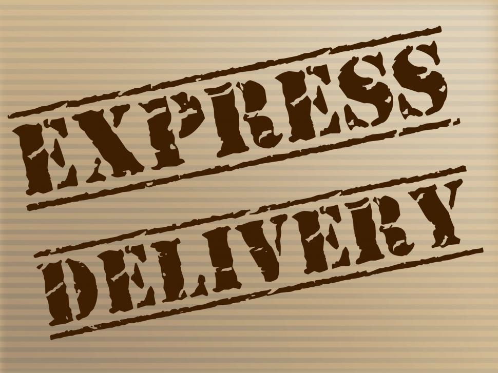 Free Image of Express Delivery Means High Speed And Action 