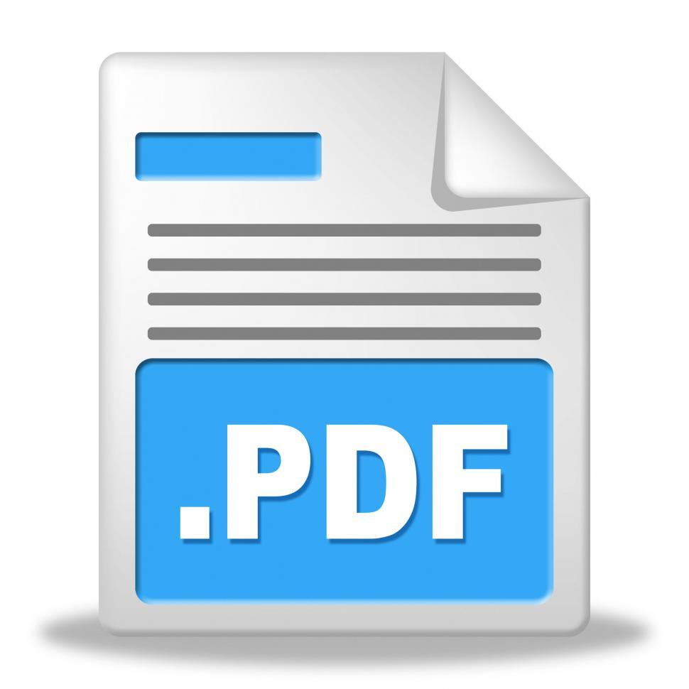 Free Image of Pdf File Indicates Files Document And Folder 