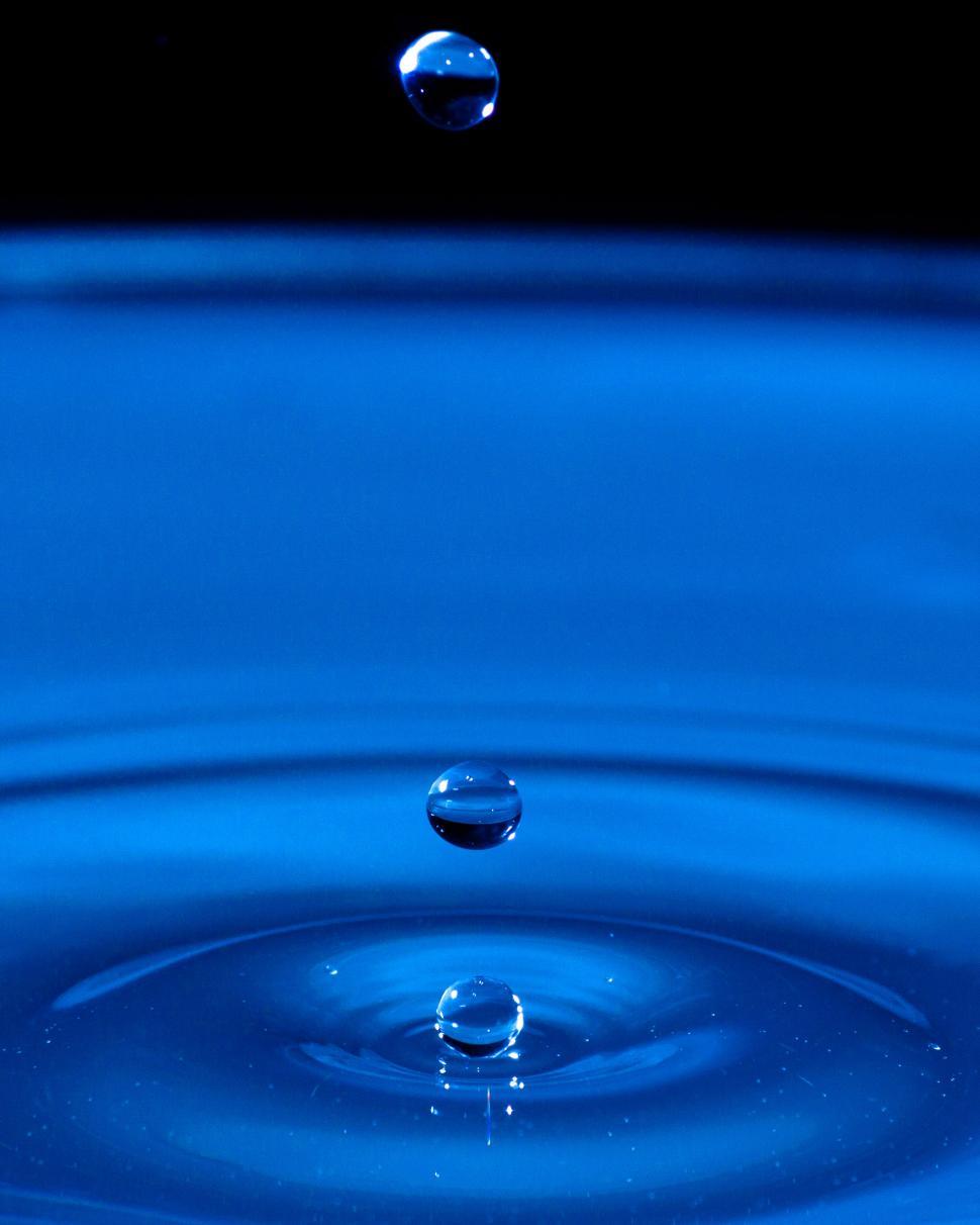 Free Image of Round Water Droplets 