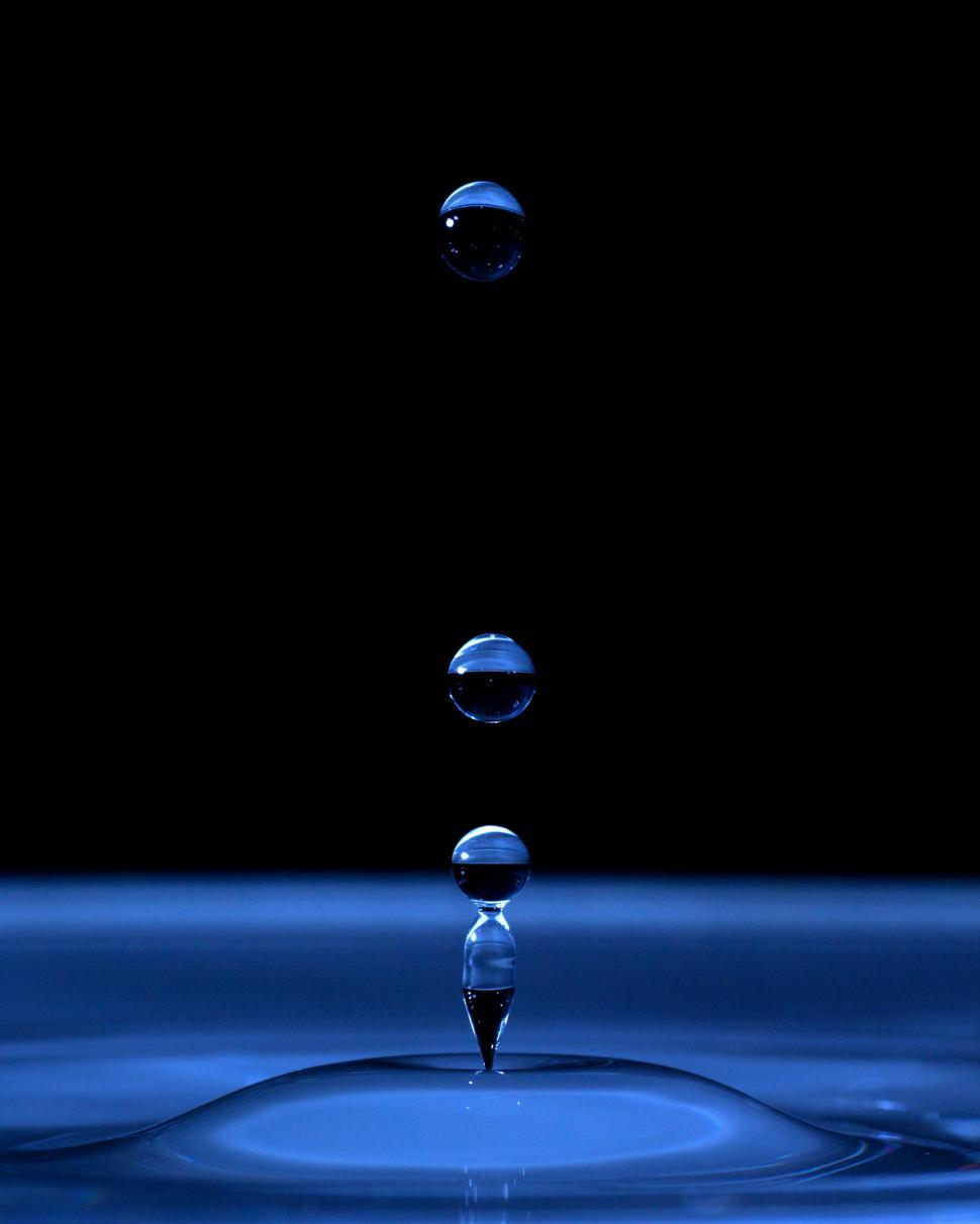 Free Image of Frozen water droplets 