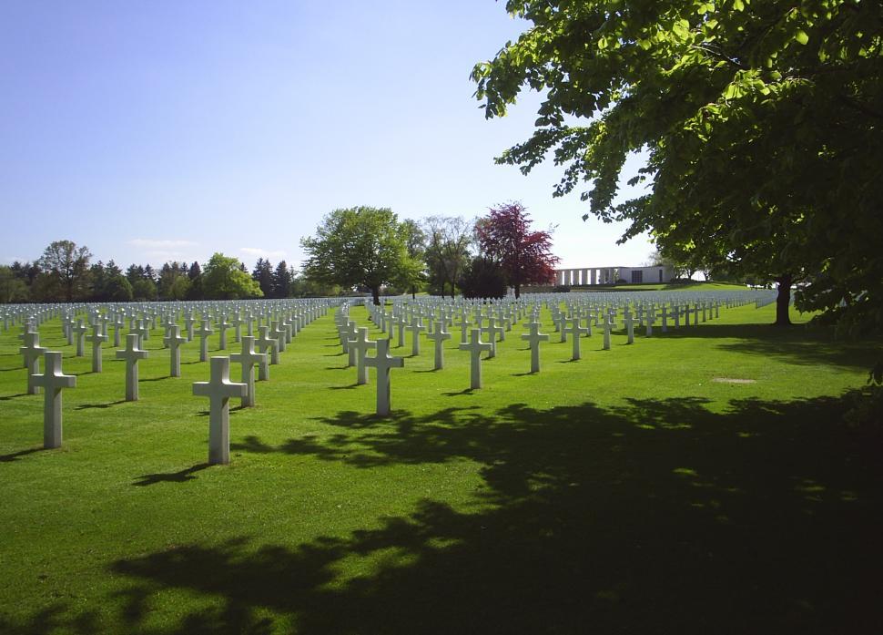 Download Free Stock Photo of American Graveyard World-war II in Aubel Belgium 
