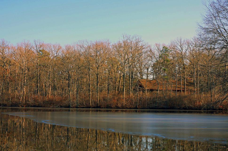 Free Image of Frozen Pond 