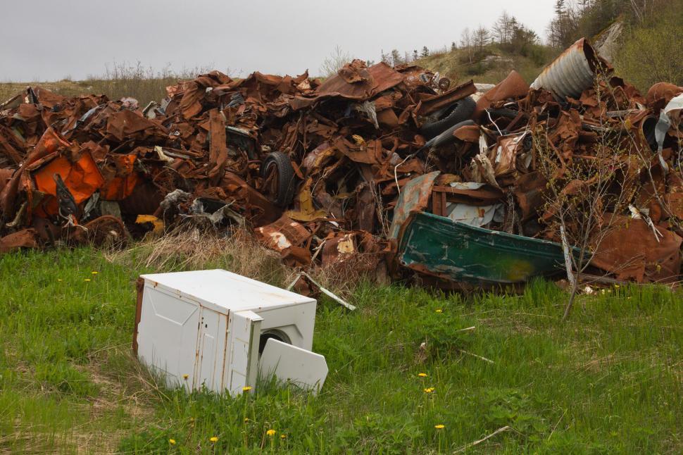 Free Image of waste disposal site 