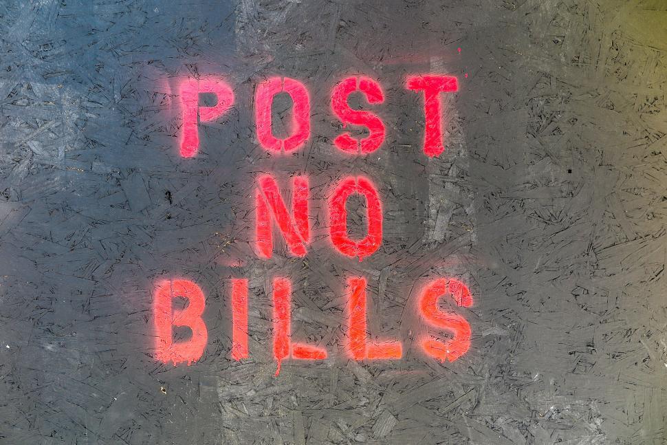 Free Image of Post no Bills 