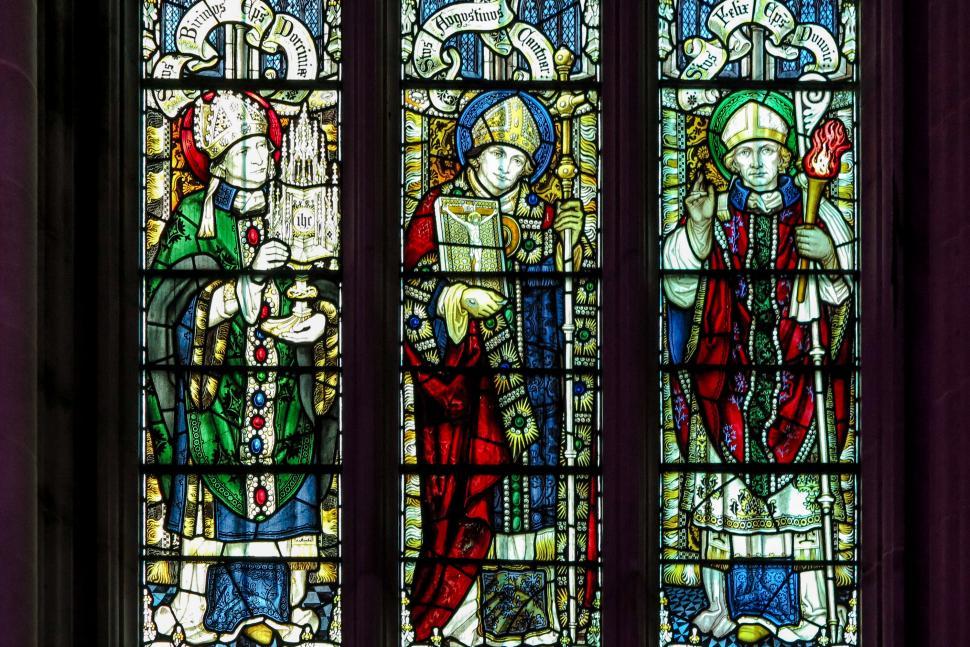 Free Image of Stained glass windows 