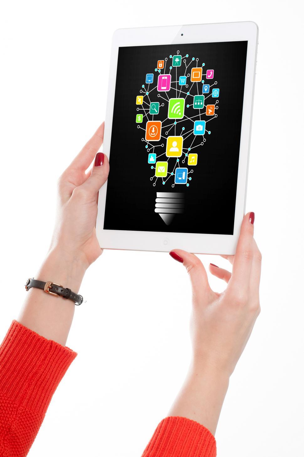 Free Image of Information Technology Idea on Tablet 