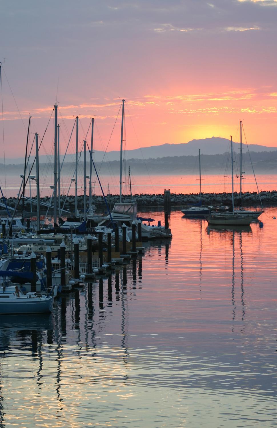 Free Image of Sunrise on Monterey 