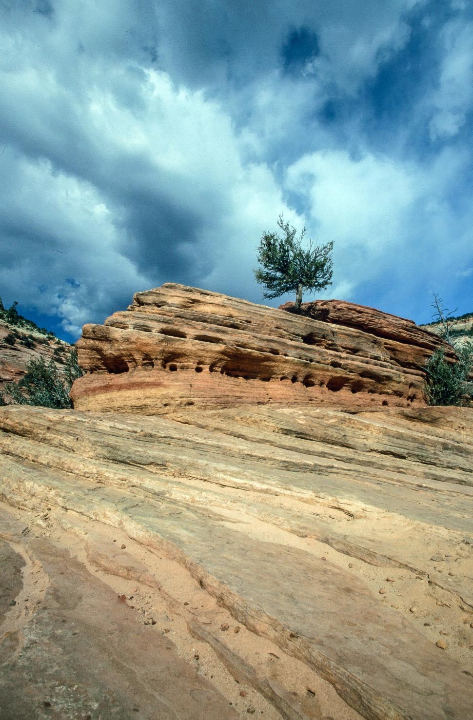Free Image of Sandstone at Zion National Park in Utah 