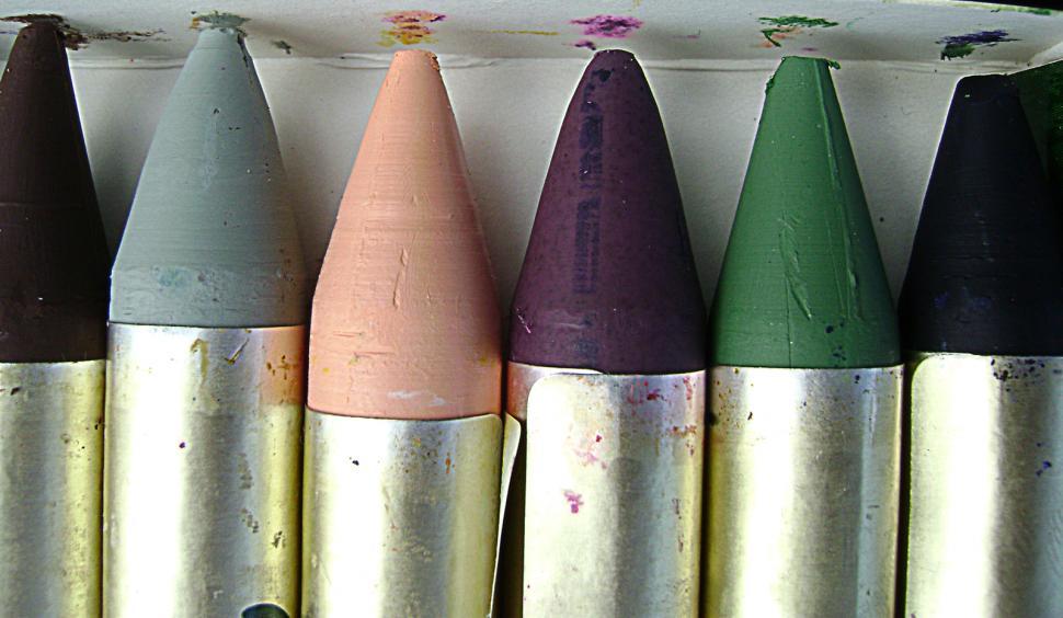 Free Image of Oil Pastels 