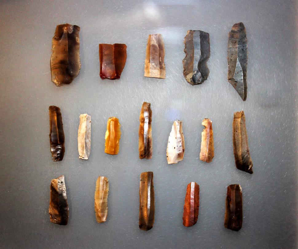 Free Image of Primitive Tools - Neolithic Flint Blades 