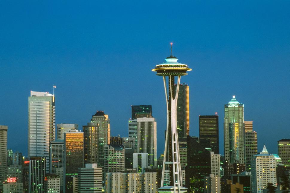 Free Image of Skylines of Seattle City in Washington 