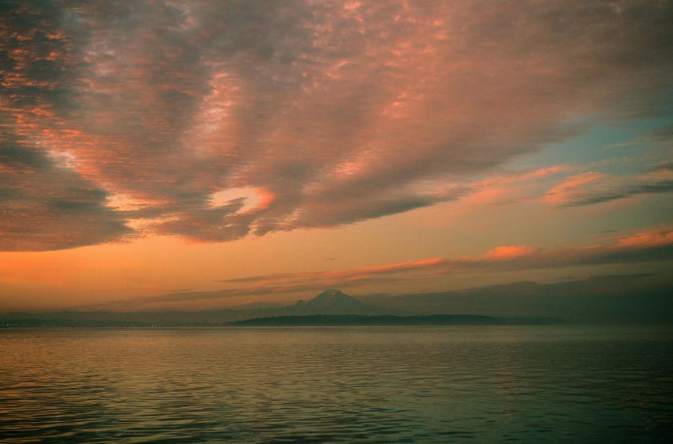 Free Image of Dawn over Puget Sound 