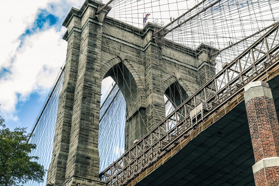 Free Image of Historic Brooklyn Bridge 