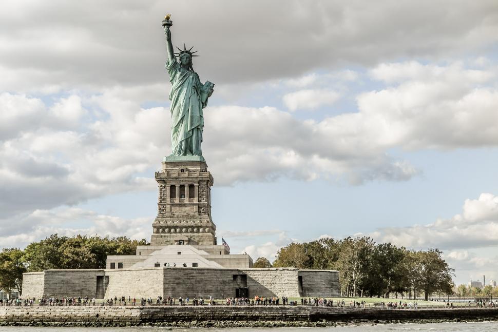 Free Image of Statue of LIberty on Liberty Island 