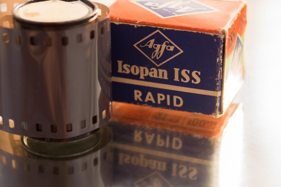 Free Image of Close Up of a Box of Film 