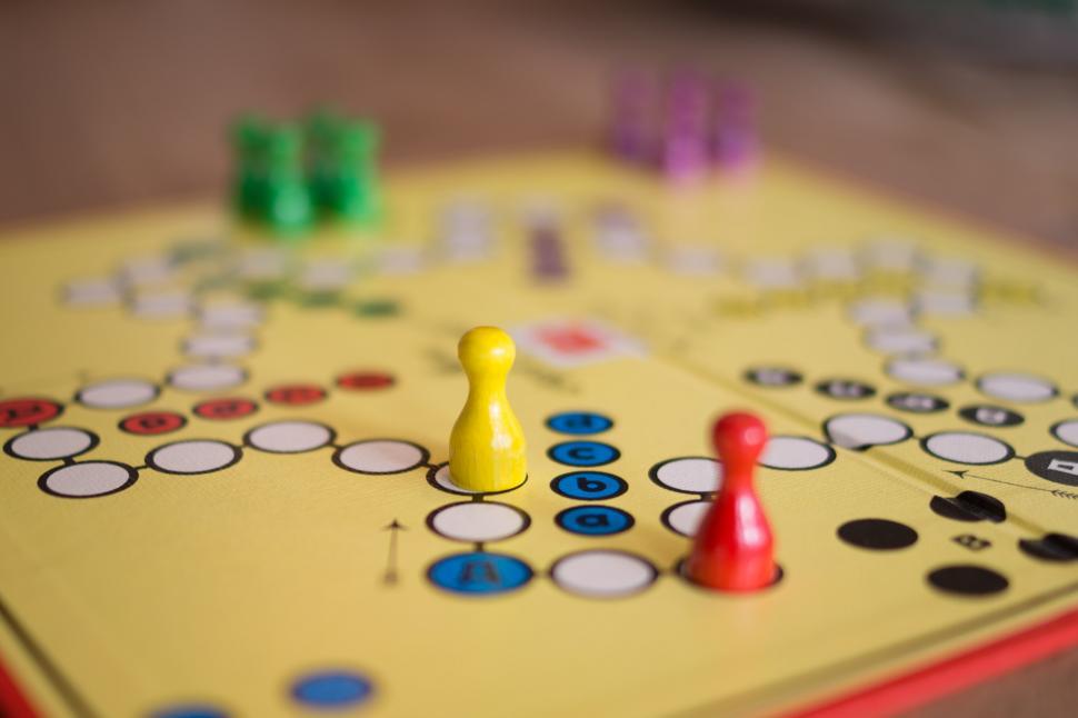 Free Image of Close Up of Board Game on Table 