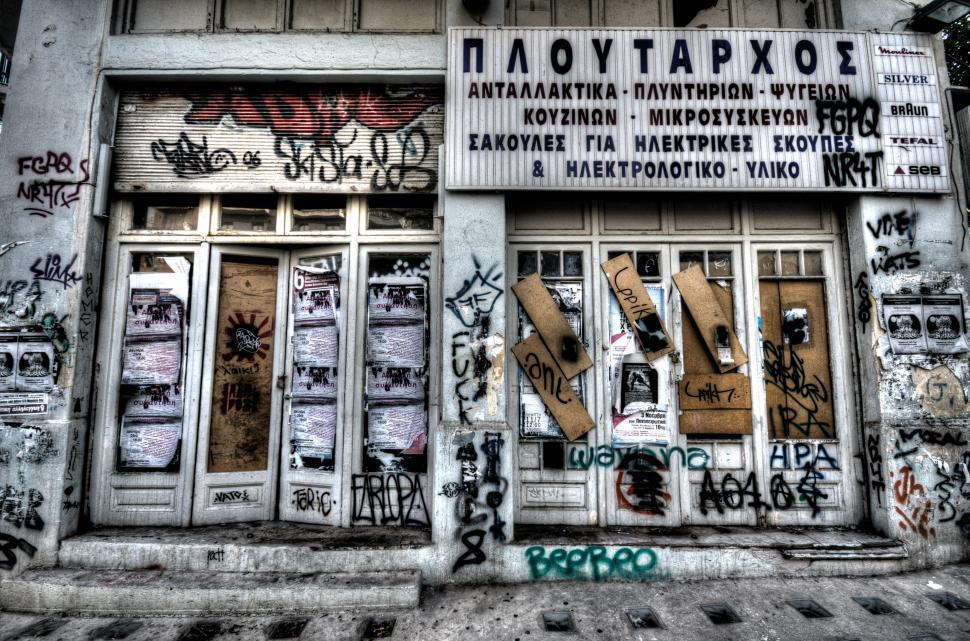 Free Image of Graffiti-Covered Old Building 