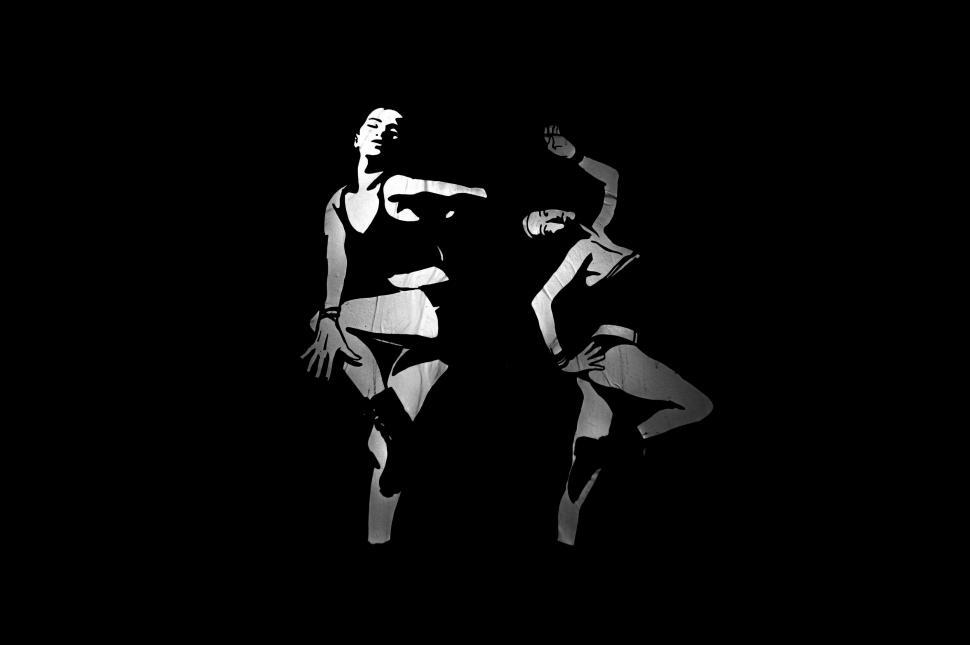 Free Image of Couple Dancing in the Dark 