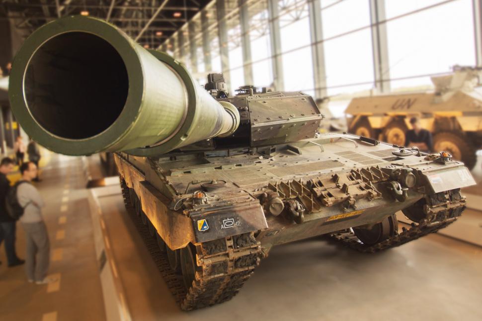 Free Image of Tank Displayed in Museum 