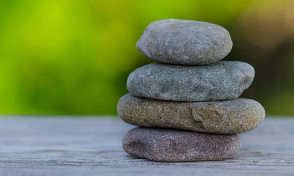 Free Image of pebble balance stone stones spa zen rock stack harmony relaxation therapy meditation health stability peace tranquil relax mineral buddhism tower alternative natural 