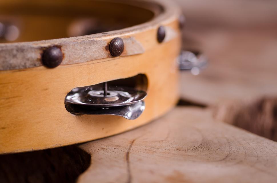 Free Image of Close Up of a Wooden and Metal Bracelet 