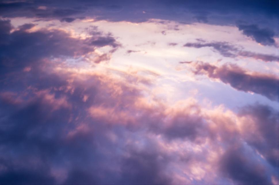 Free Image of Bright Clouds colored 