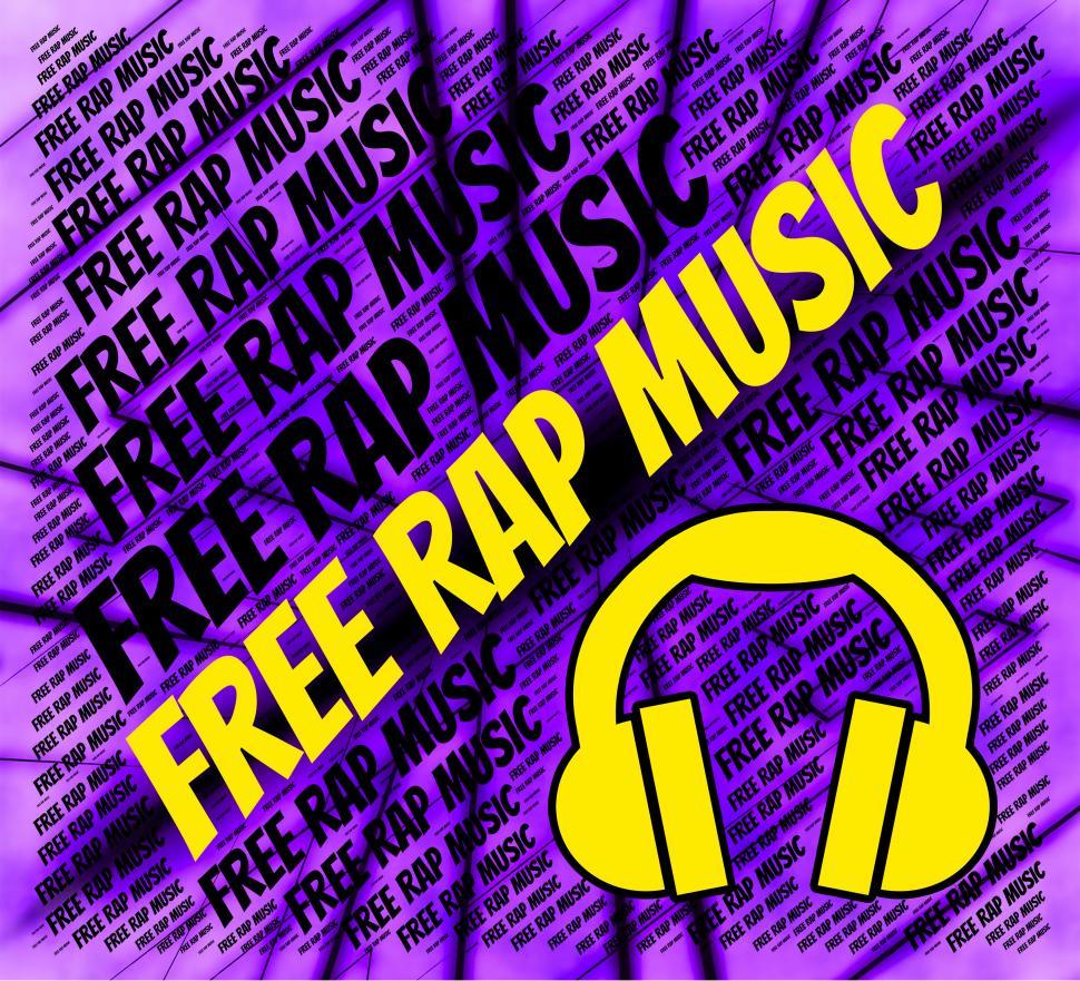 Free Image of Free Rap Music Means No Cost And Complimentary 
