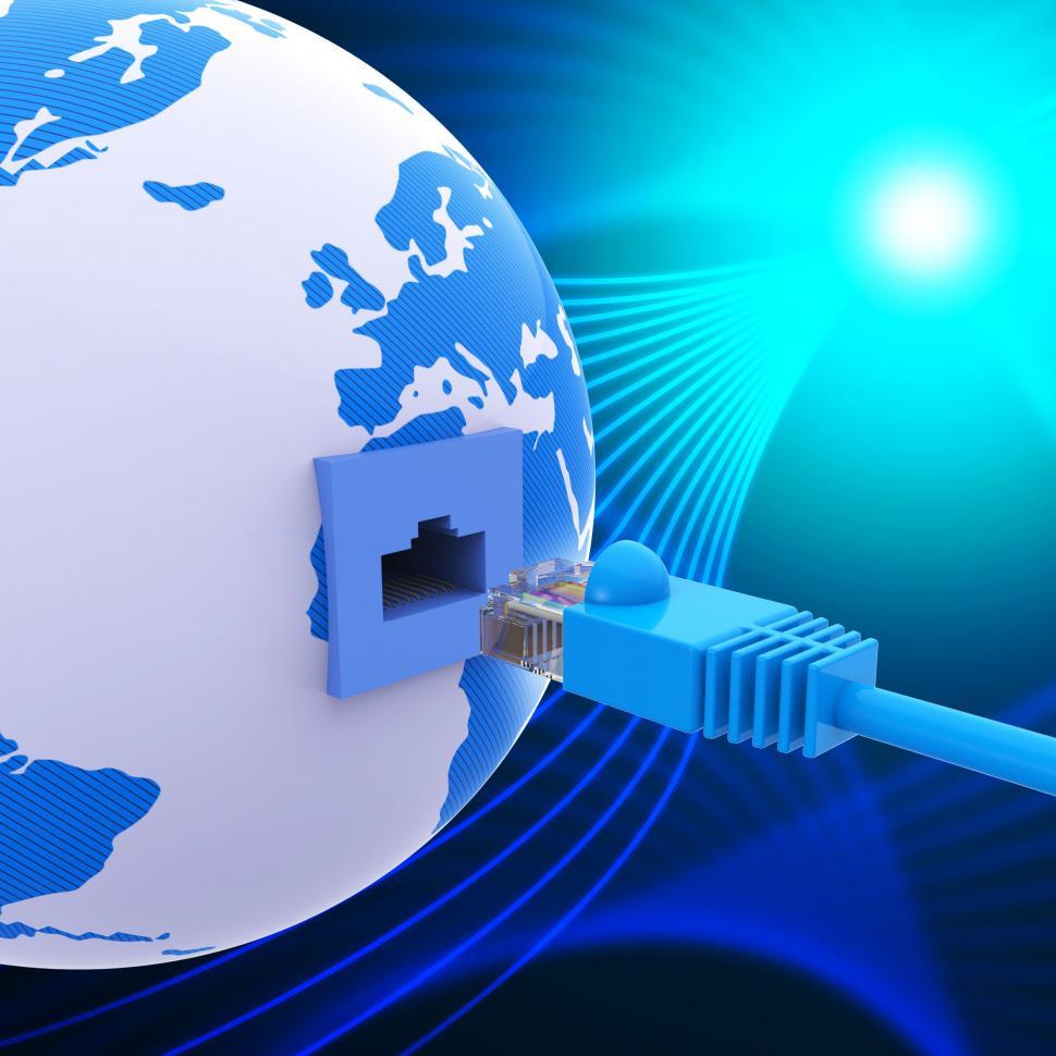 Free Image of Worldwide Connection Represents Lan Network And Computer 