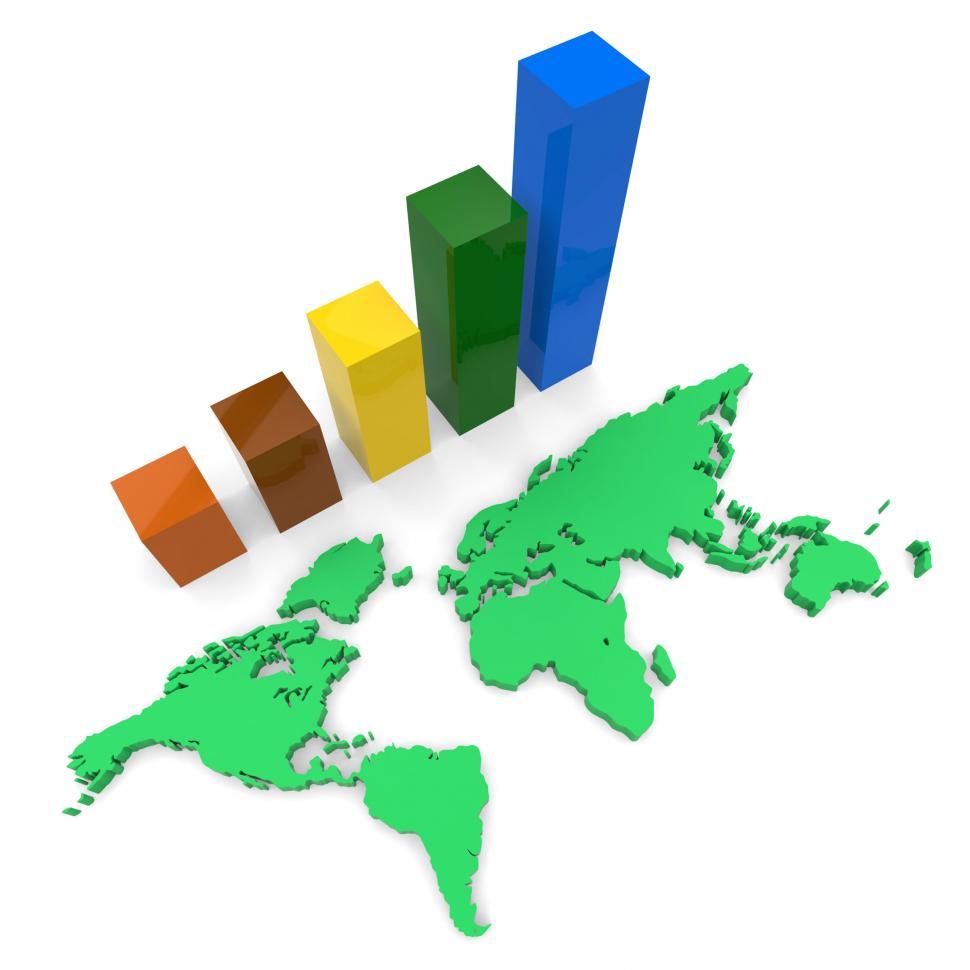 Free Image of World Wide Growth Shows Raise Gain And Expansion 