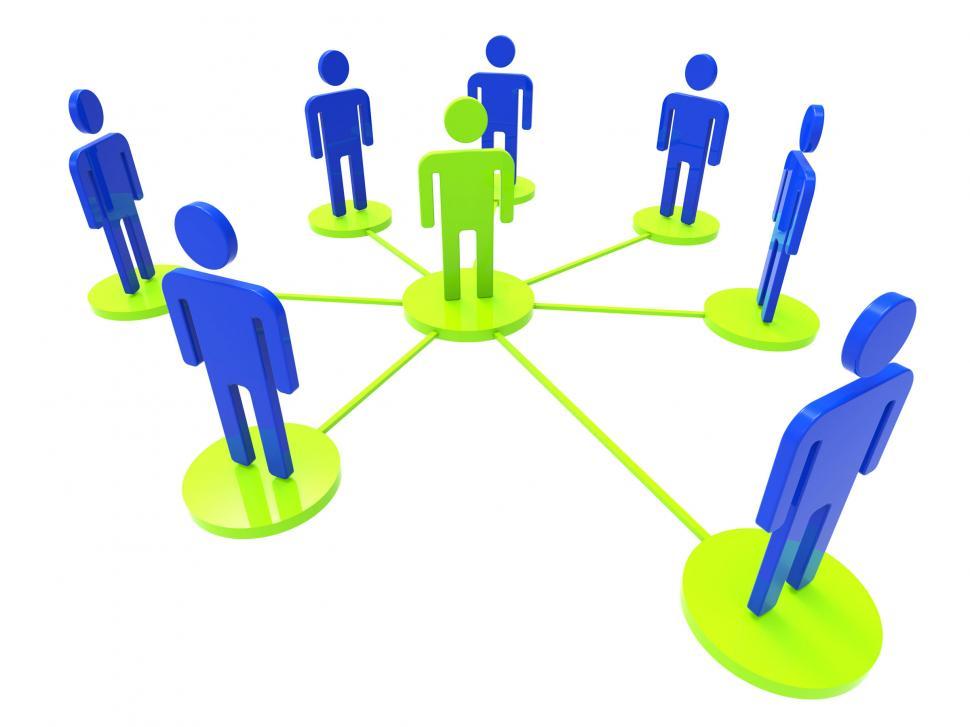 Free Image of Network Of People Represents Global Communications And Computer 