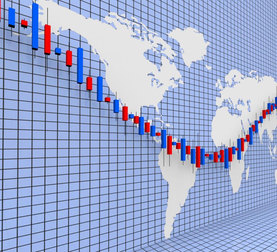 Free Image of Stocks Graph Shows World Wide And Finance 