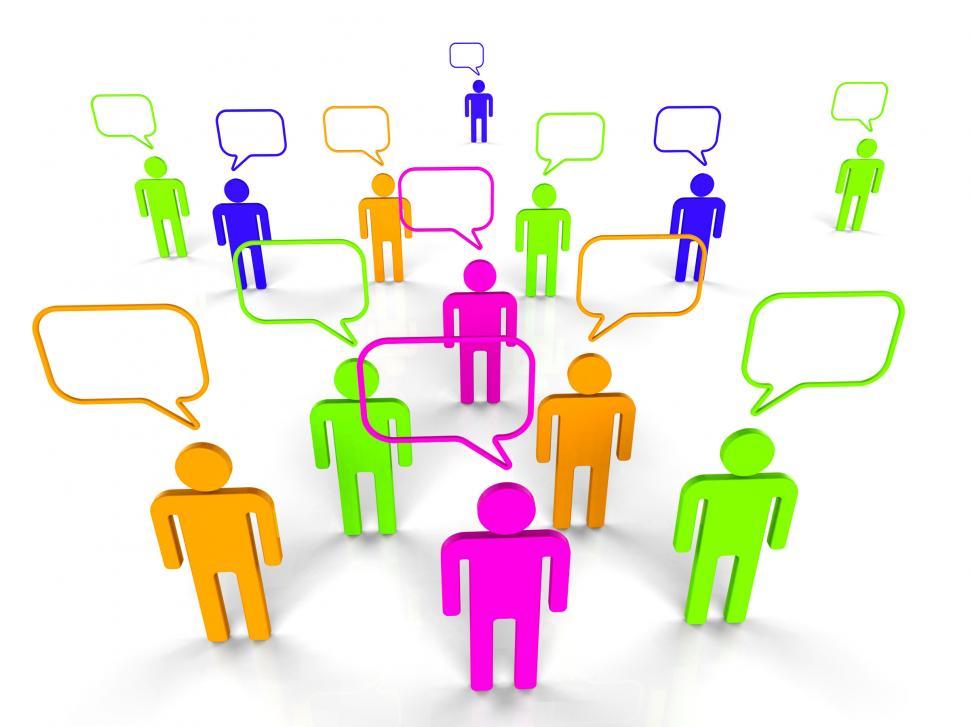 Free Image of People Communicating Represents Network Server And Communication 