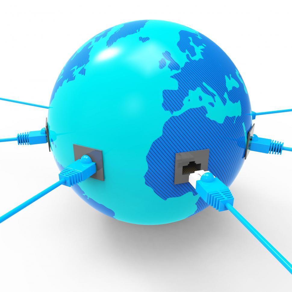 Free Image of Worldwide Internet Represents Web Site And Connection 