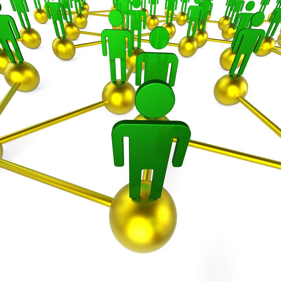 Free Image of People Network Indicates Global Communications And Chat 