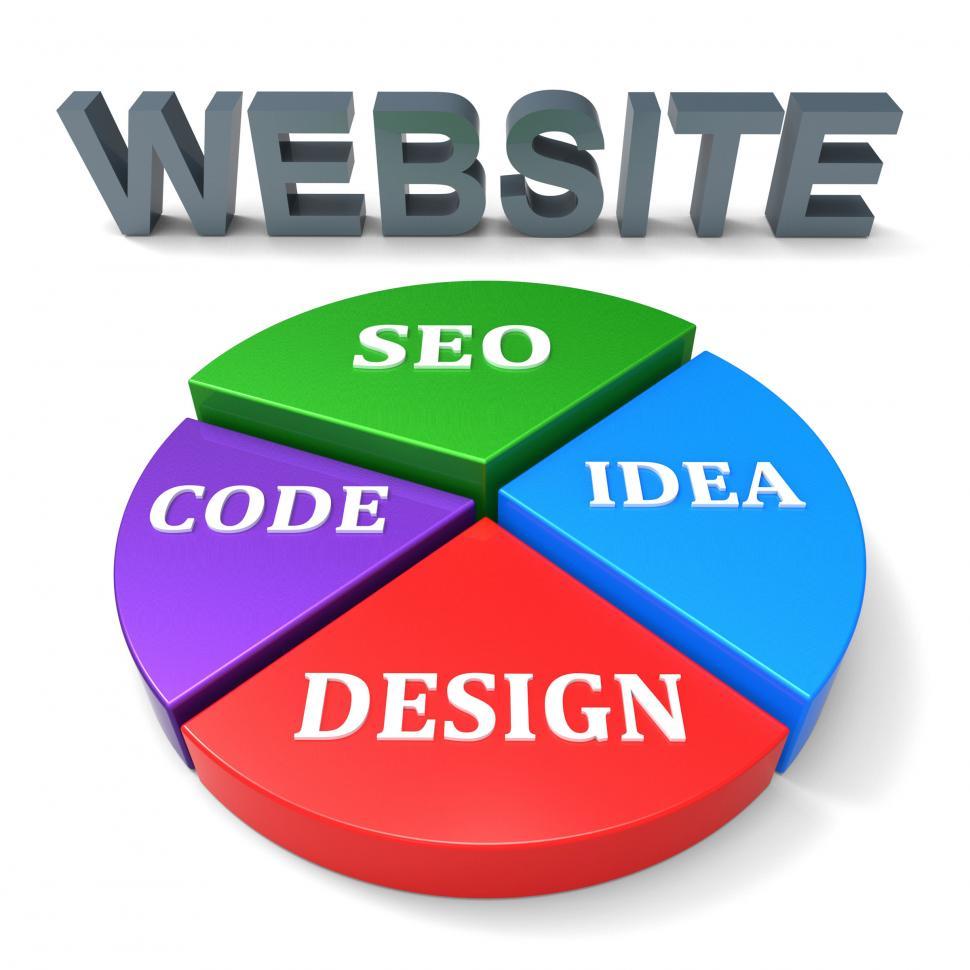 Free Image of Website Design Indicates Online Internet And Search 